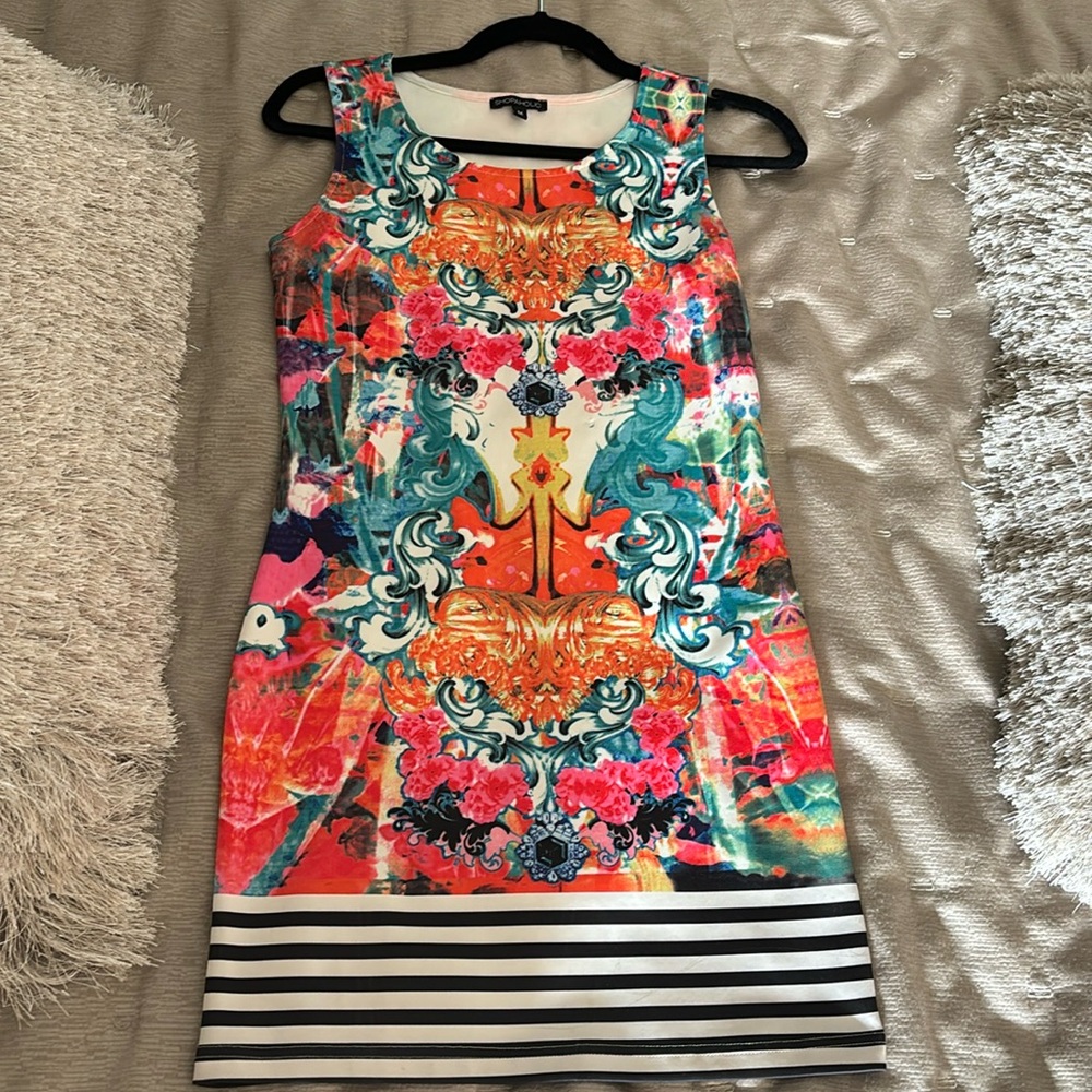Pattern Colorful Dress